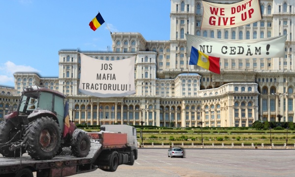 Se mai ridică un Palat al Parlamentului pentru a protesta în faţa tractorului!
