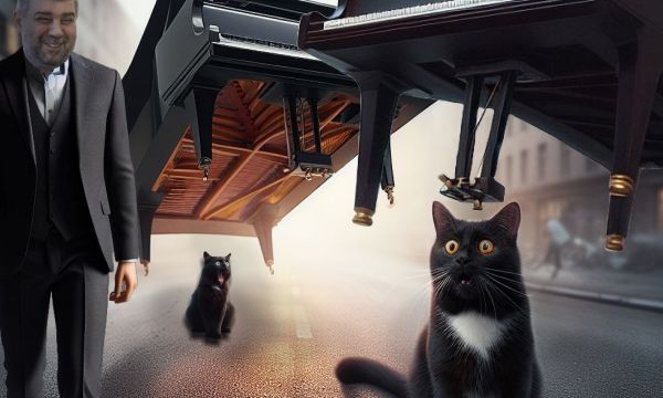 Pisici negre strivite de piane după ce-a trecut Ciolacu prin faţa lor.